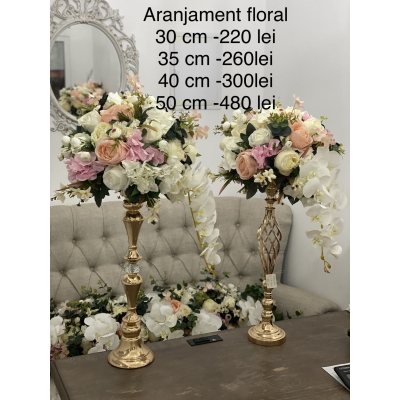 Aranjament floral diametru 30 cm cod T1