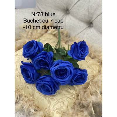 Buchet 7 fire trandafir cod nr78 blue