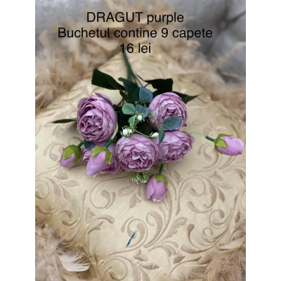 Buchetel bujorei cod DRAGUT Purple
