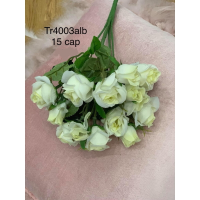 Buchetel trandafiri  cod 4003 alb