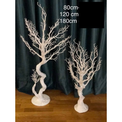 Copacel manzanita decorativ alb inaltime 180 cm
