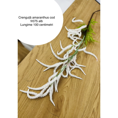 Crenguta amarathus silicon lungime 100 cm cod fr075 alb