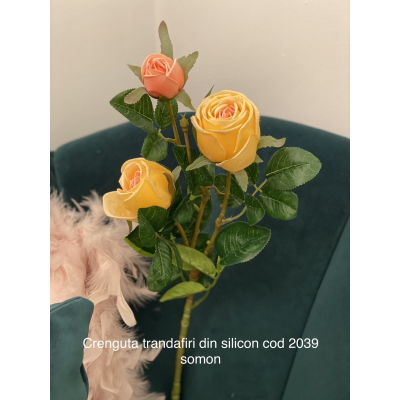 Crenguta trandafiri din silicon real touch cod 2039