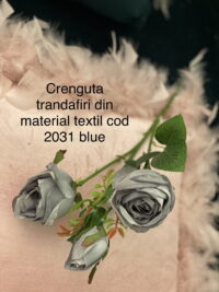 Crenguta trandafiri material textil cod 2031 Blue