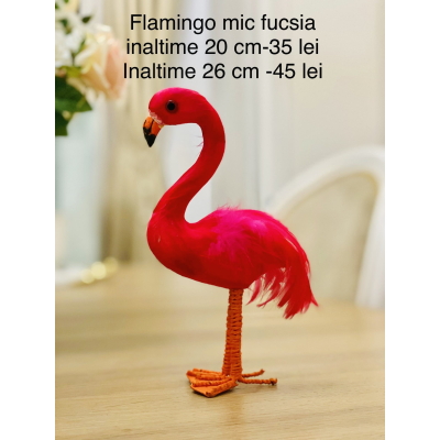 Flamingo pene fucsia inaltime 20 cm