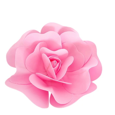 Floare gigant latex spuma roz diametru 50 cm