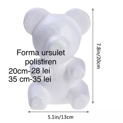 Formă polistiren urs 40 cm