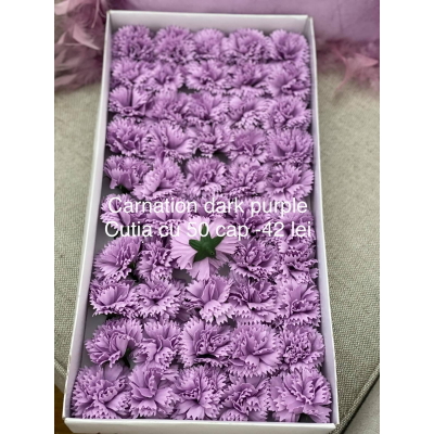 Garoafe din săpun Carnation Dark purple