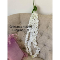 Ghirlanda hortensie visteria alba cod 2080