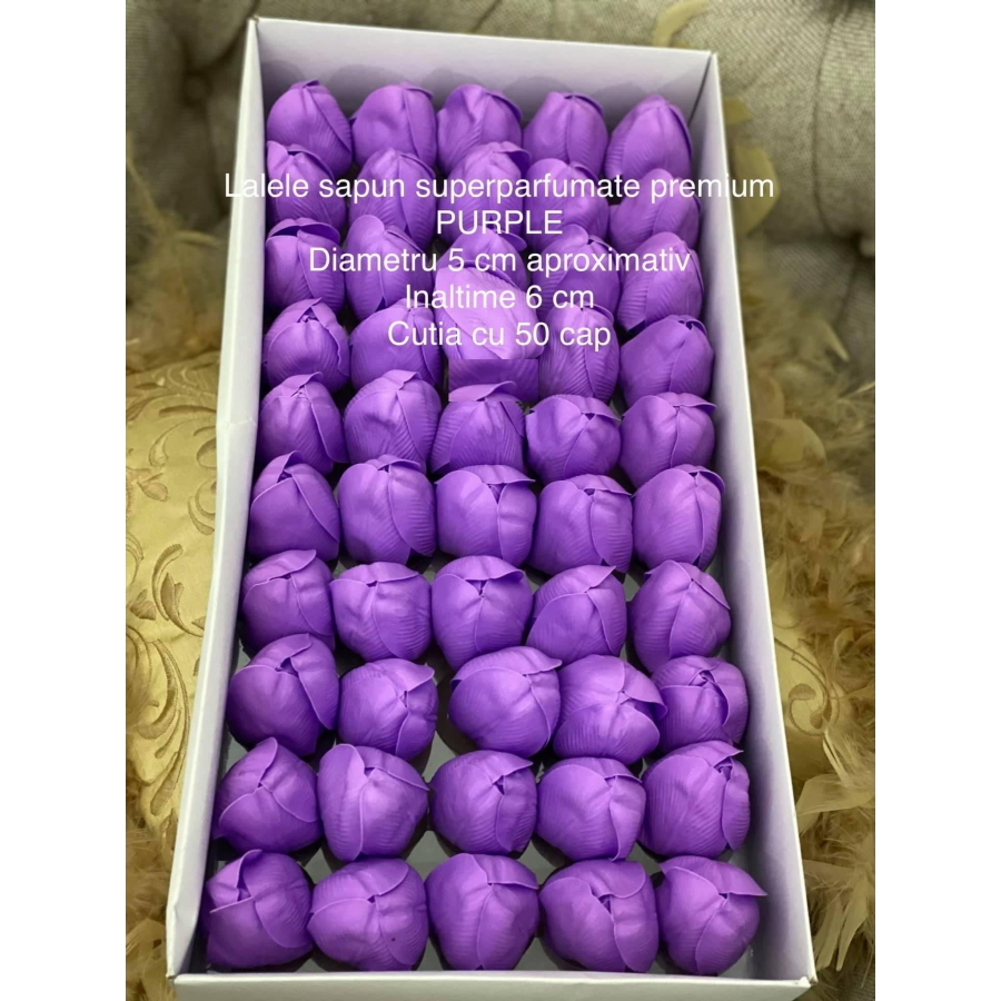 Lalele sapun purple mov