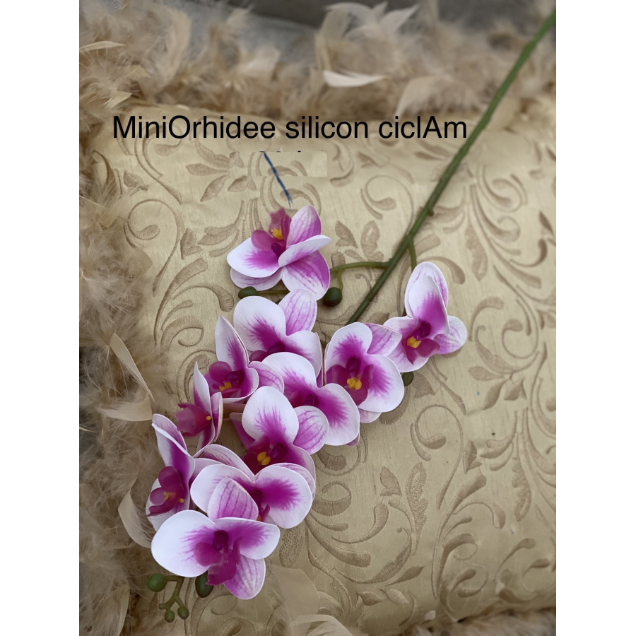 Mini orhidee silicon ciclam