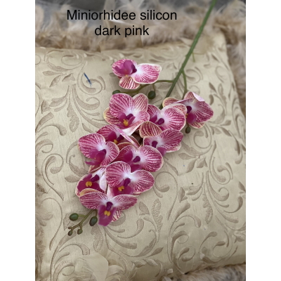 Mini orhidee silicon dark pink