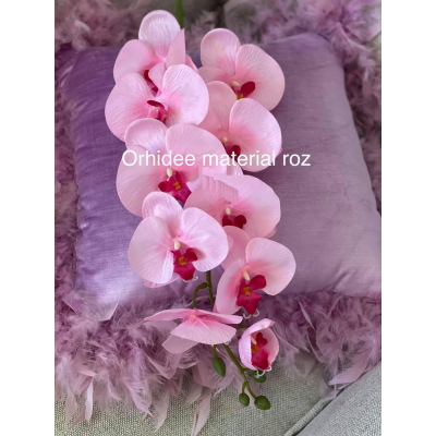 Orhidee material textil  Roz pal