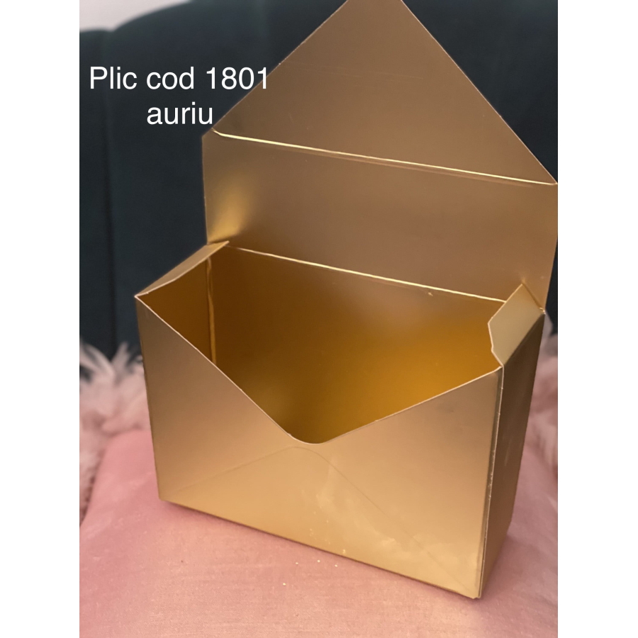 Plic de carton cod 1801 auriu