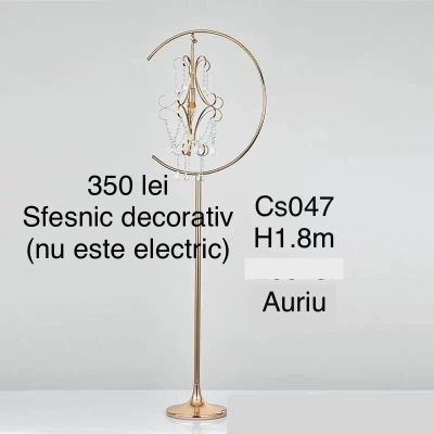 Stalp decorativ cs047 auriu (1.8 m inaltime)