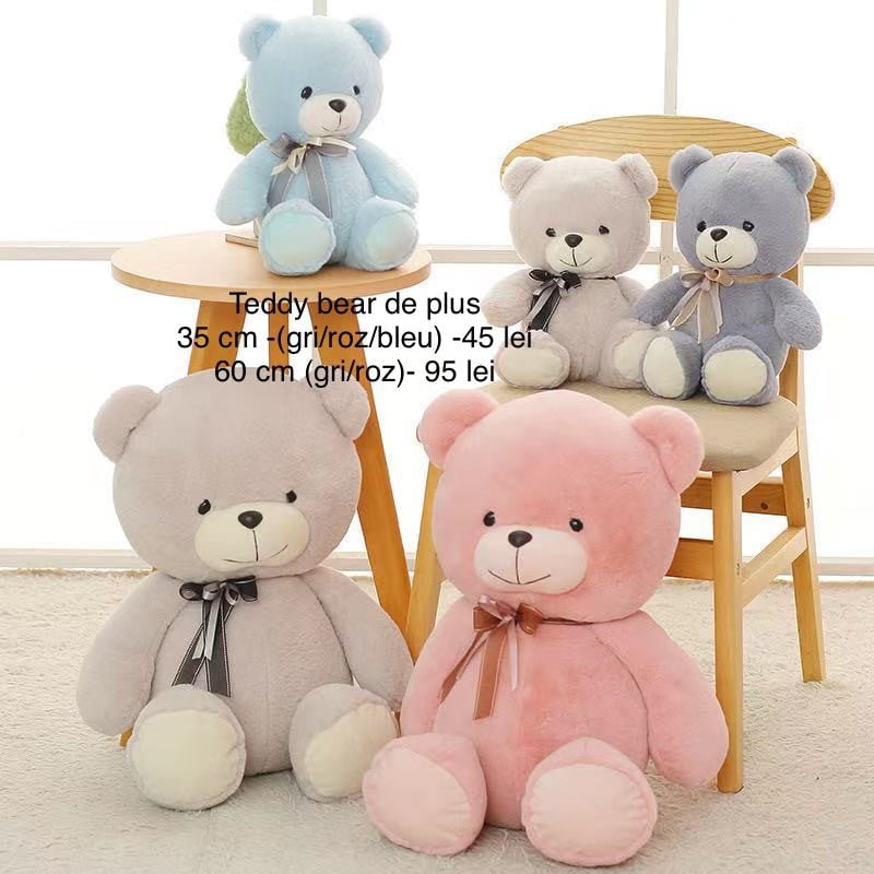 Teddy bear 60 cm roz pal