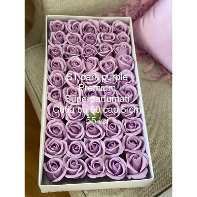 TranDafiri de săpun diametru 6 cm parfumați premium s1  Dark purple