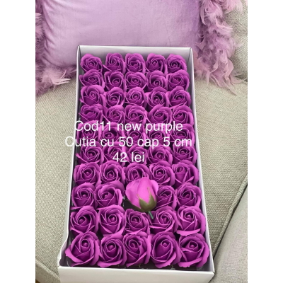 Trandafiri de săpun 5 cm Cod 11 new purple