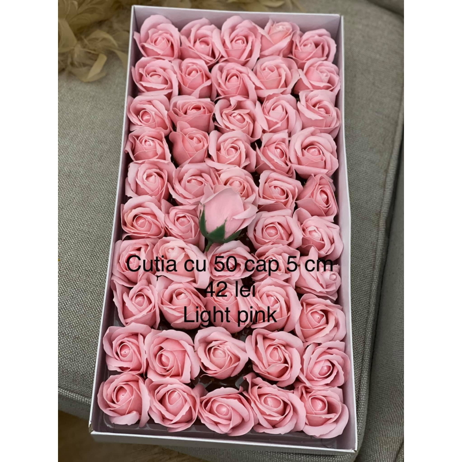Trandafiri de săpun 5 cm Light pink
