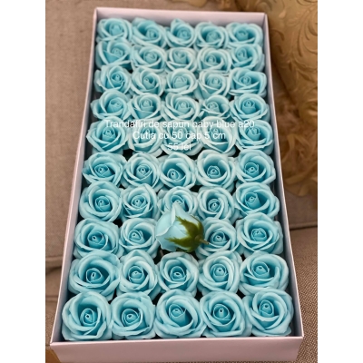 Trandafiri de sapun 5 cm japonez light blue a20