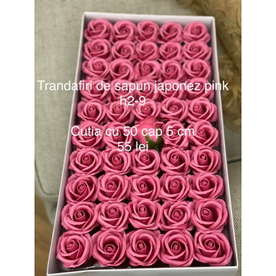 Trandafiri de sapun 5 cm japonez pink h2-9