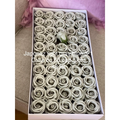 Trandafiri de sapun japonez Light gray blue 3-1