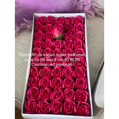 Trandafiri de săpun premium superparfumați Carmine red