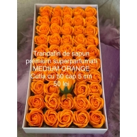 Trandafiri de săpun premium superparfumați Medium orange