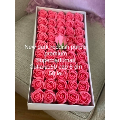 Trandafiri de săpun premium superparfumați New dark reddish purple