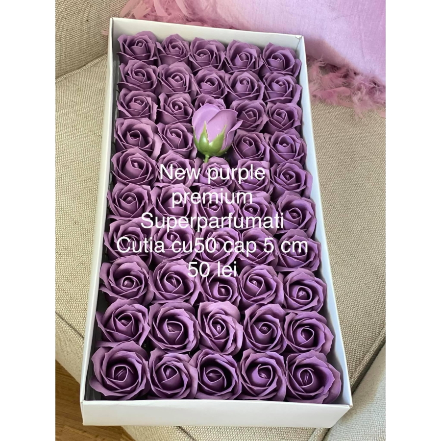 Trandafiri de săpun premium superparfumați New purple premium