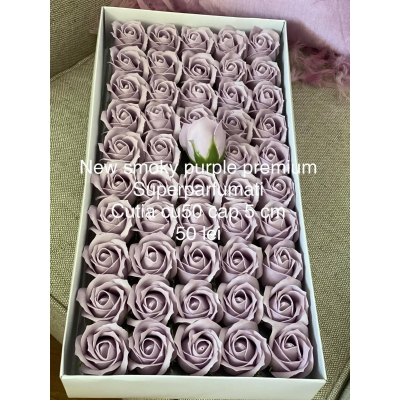 Trandafiri de săpun premium superparfumați New smoky purple