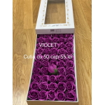 Trandafiri de săpun premium superparfumați violet