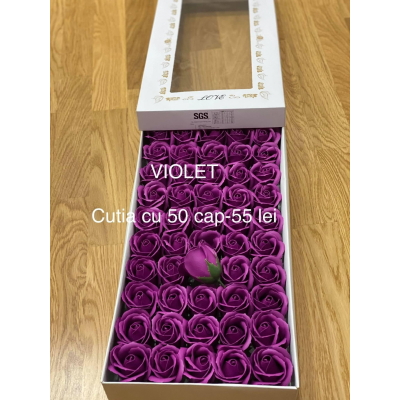Trandafiri de săpun premium superparfumați Violet