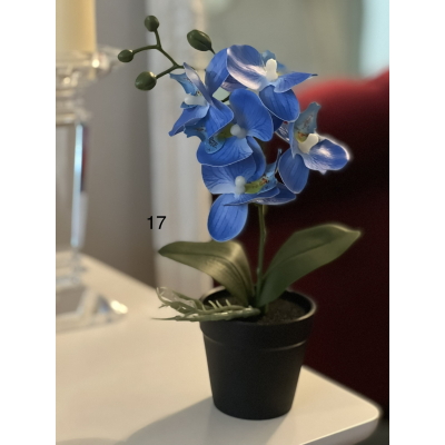 Aranjament orhidee silicon la ghiveci cod FL065/17
