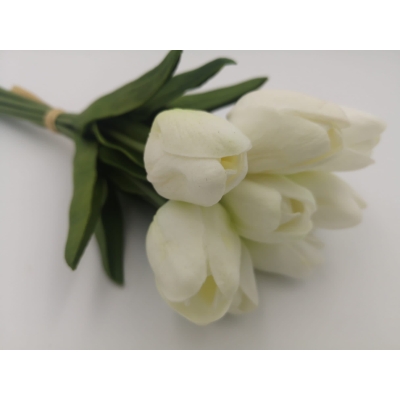 Butoane de flori din silicon de culoarea alb spumant, eventimag