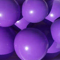 Set 100 baloane 12 inch - 31 cm Mov inchis