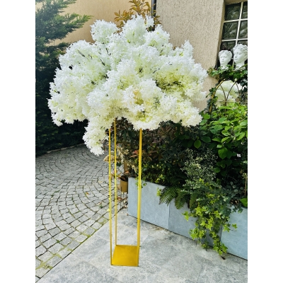 Aranjament flori artificiale diametru 110cm flori albe