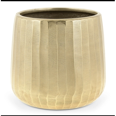Vaza ceramica auriu L.26 x H.20 cm