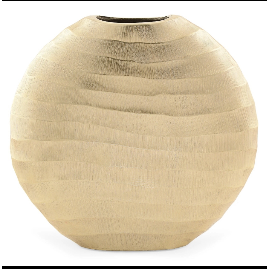 Vaza ceramica aurie