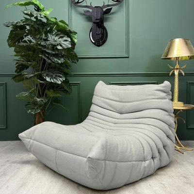 Fotoliu Premium de Lux TOGO leisure sofa argintiu