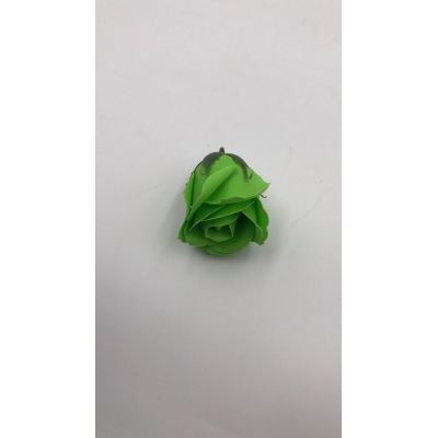 Cap floare sapun trandafir 5 cm medium green